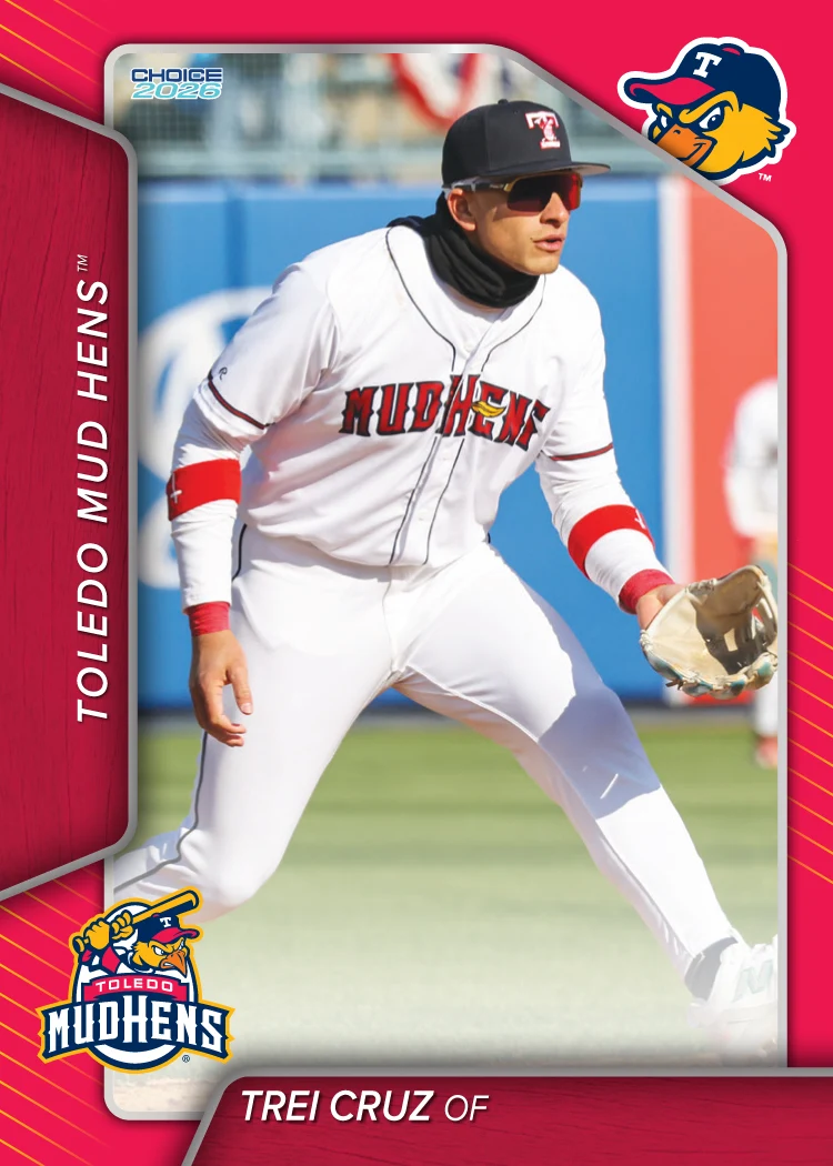 Toledo Mud Hens 2026 Baseball Card Hanger Box - Image 4