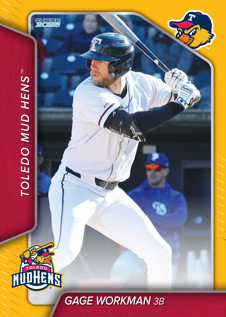 Toledo Mud Hens 2026 Baseball Card Hanger Box - Image 5