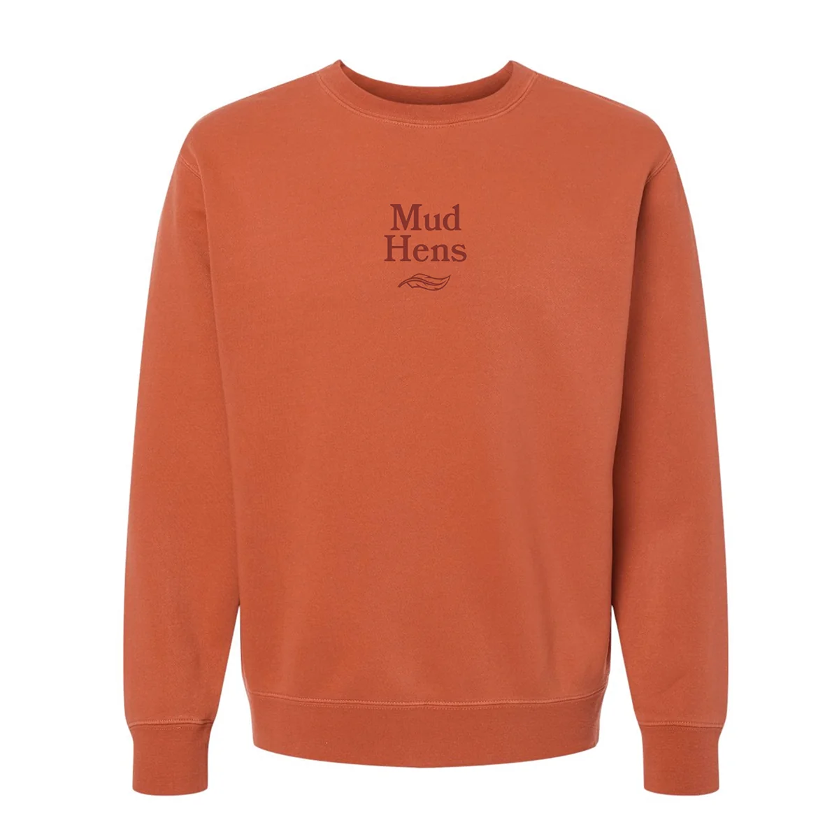 Toledo Mud Hens Amber Feather Embroidered Crewneck Sweatshirt