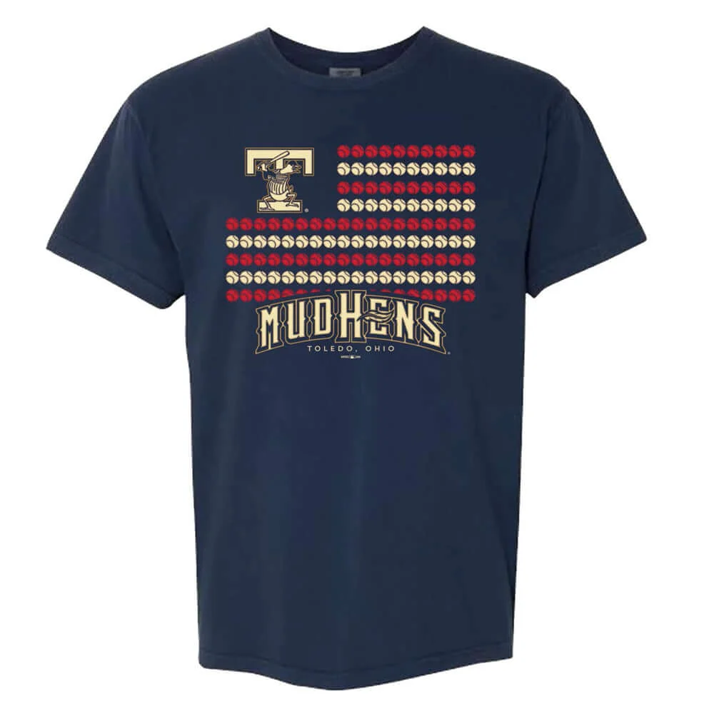 Toledo Mud Hens Ball Flag T