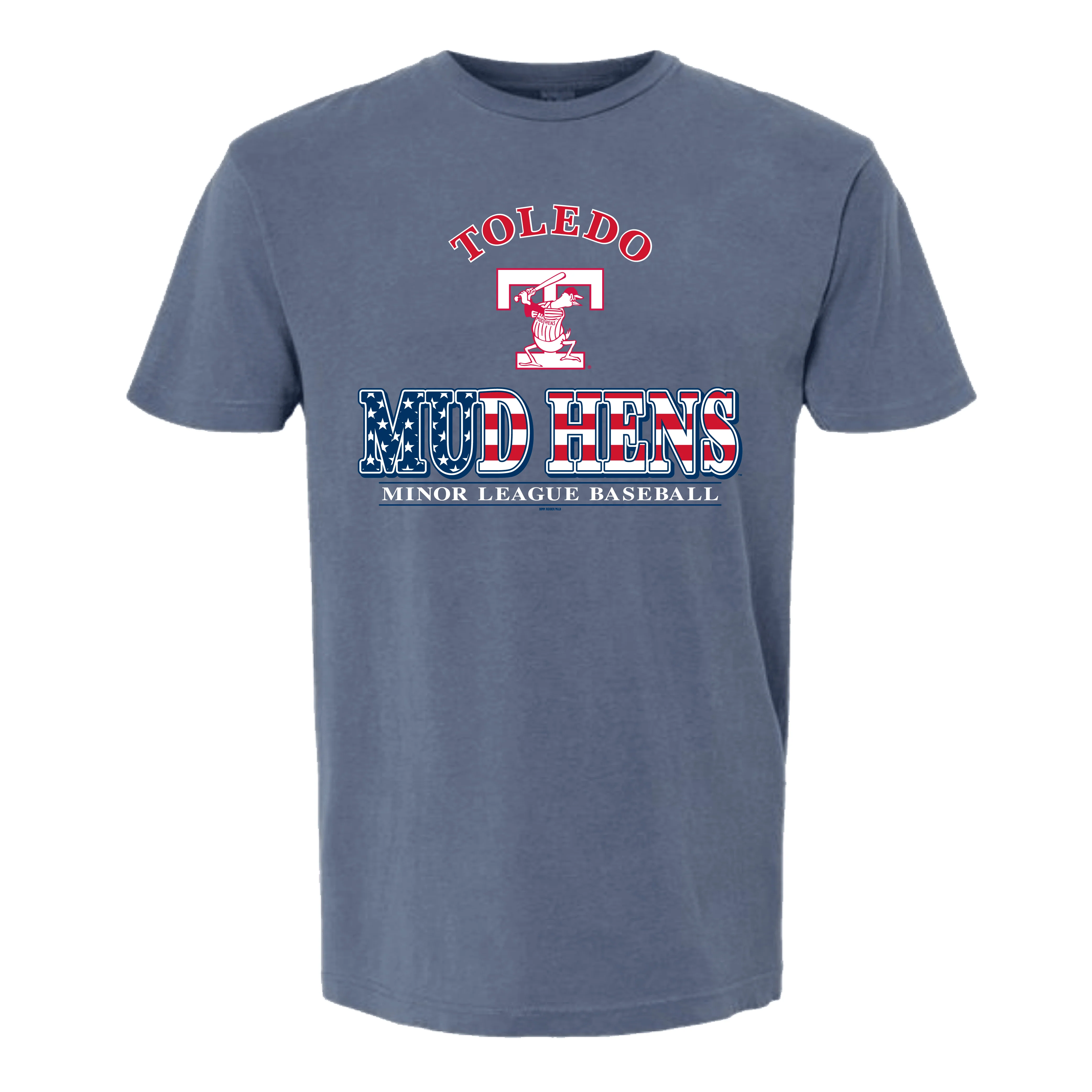 Toledo Mud Hens Blue Jean Patriotic T