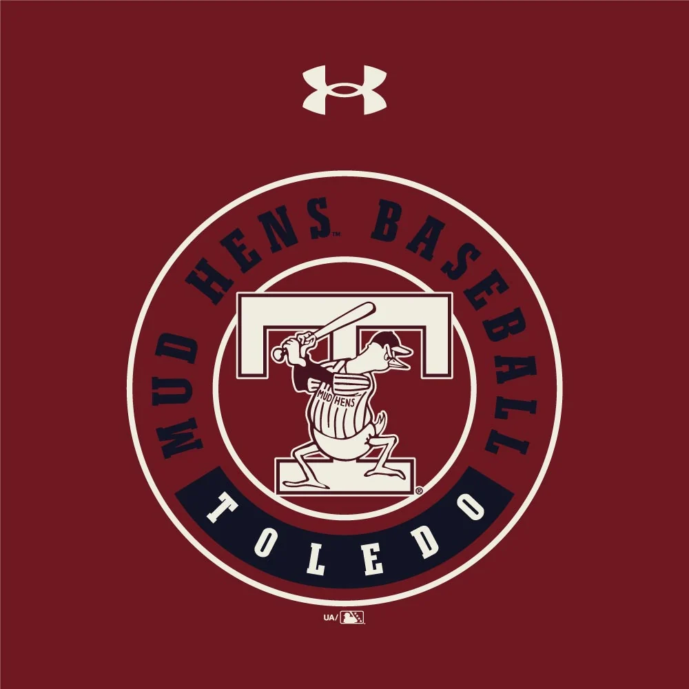 Toledo Mud Hens Cardinal UA Perf. Cotton Long Sleeve T - Image 2