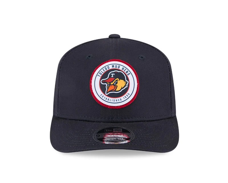 Toledo Mud Hens Circle Patch 970 Stretch Snap Cap - Image 2