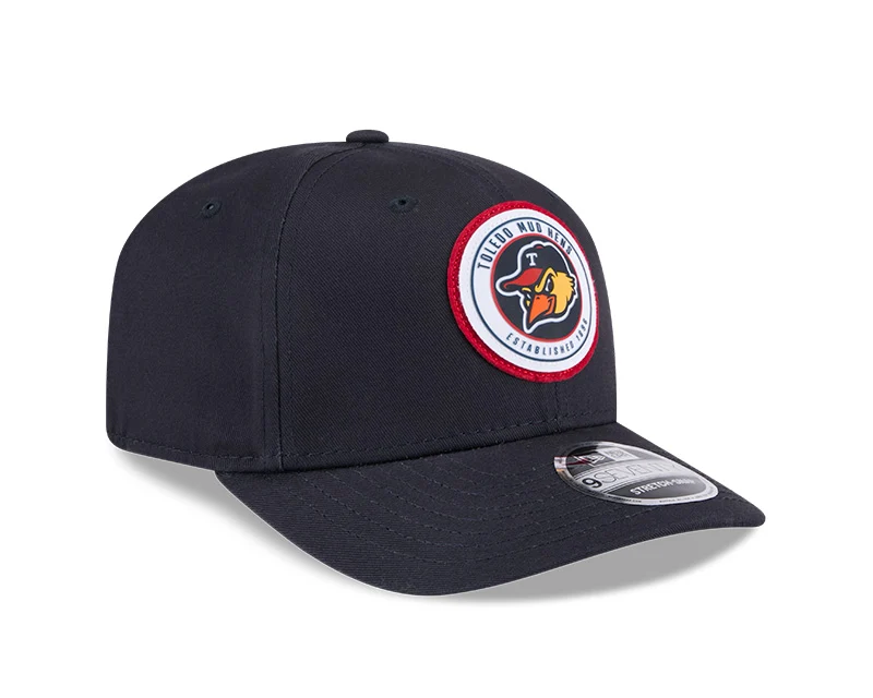 Toledo Mud Hens Circle Patch 970 Stretch Snap Cap - Image 3