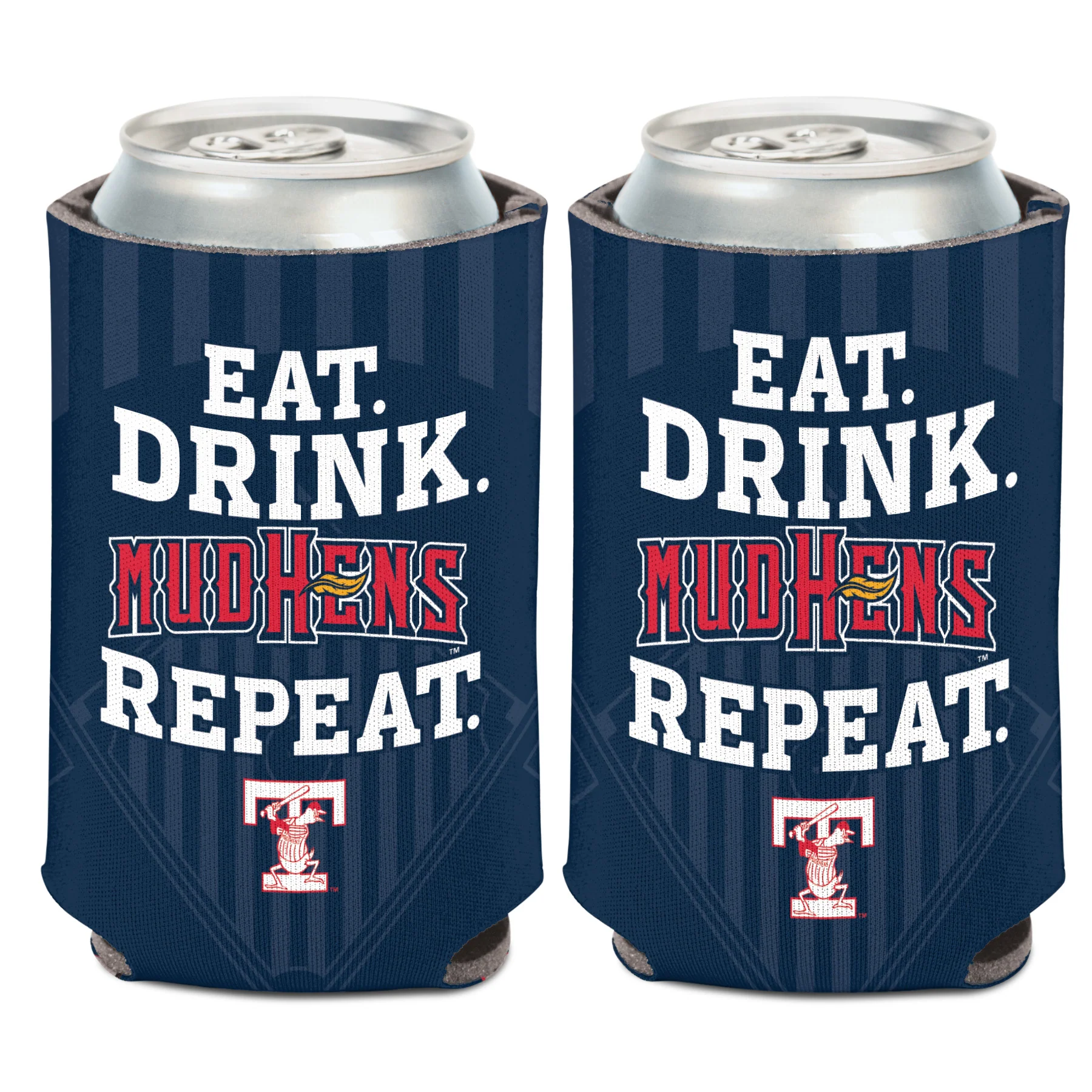 Toledo Mud Hens Eat, Drink, Repeat Coozie