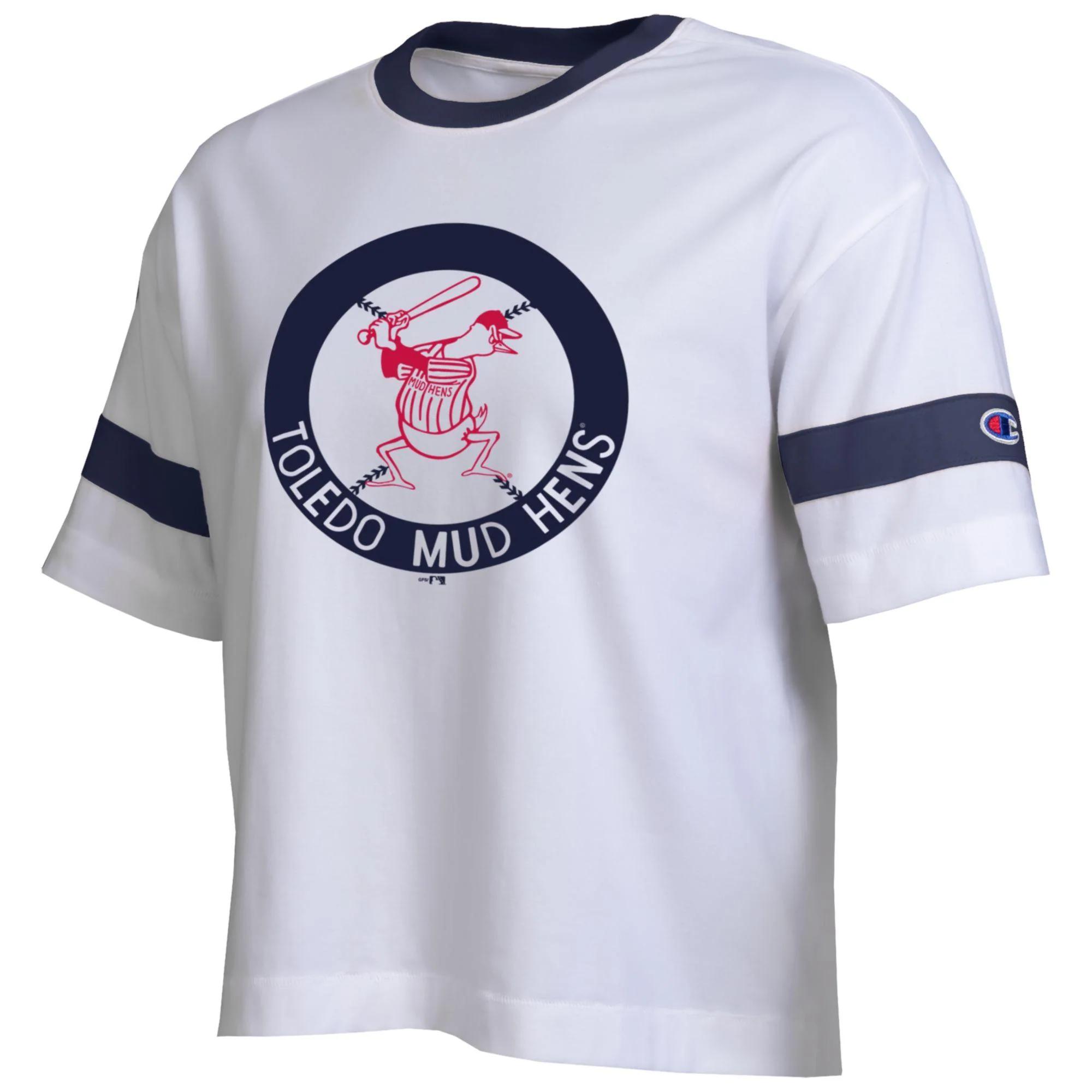 Toledo Mud Hens Ladies Bailey Ringer T