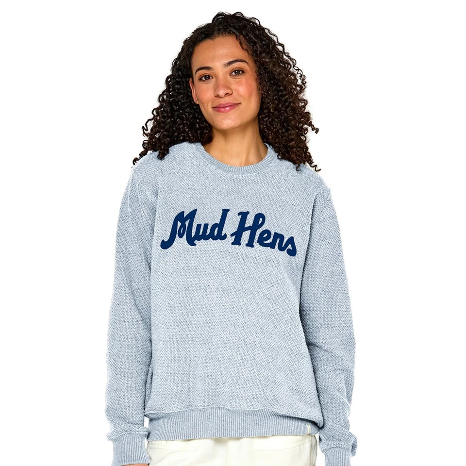 Toledo Mud Hens Ladies Sosa Popcorn Fleece Crewneck