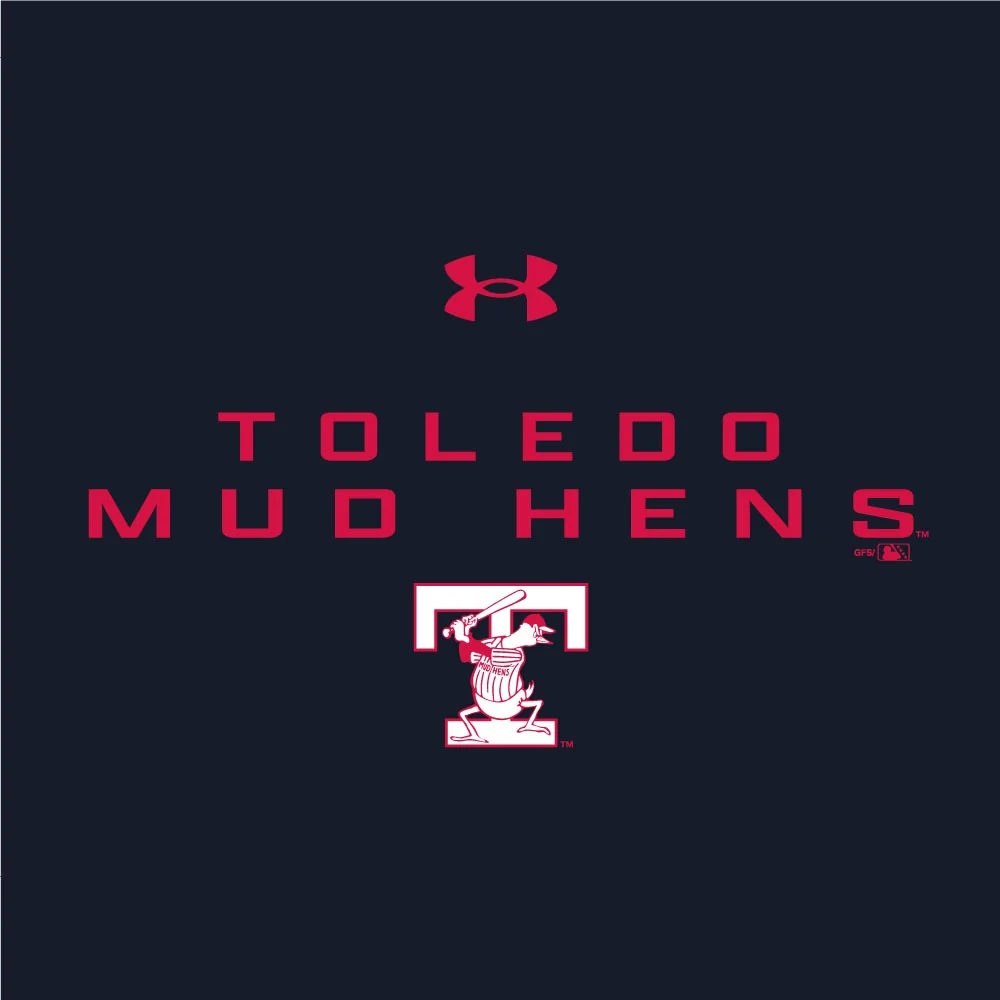 Toledo Mud Hens Moody UA Perf. Cotton T - Image 2