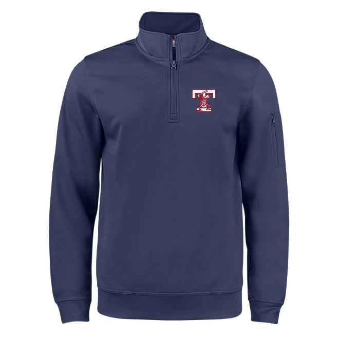 Toledo Mud Hens Navy T-logo Lift 1/2 Zip