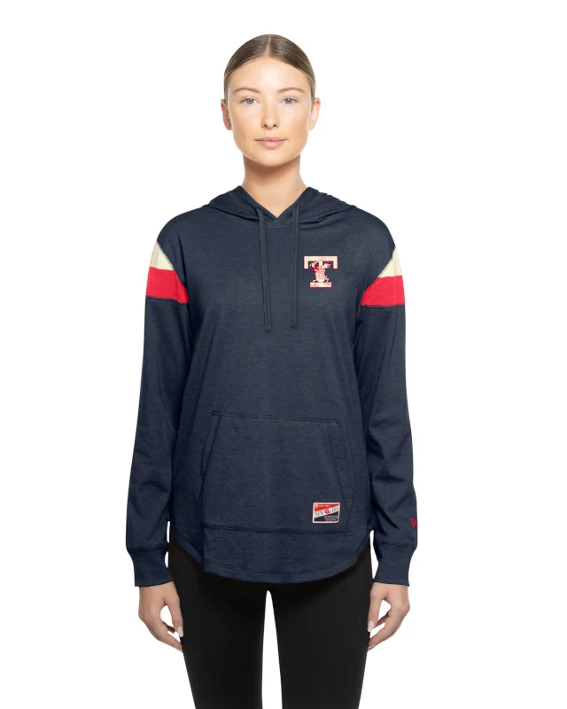 Toledo Mud Hens New Era Ladies Hooded Long Sleeve T - Image 3