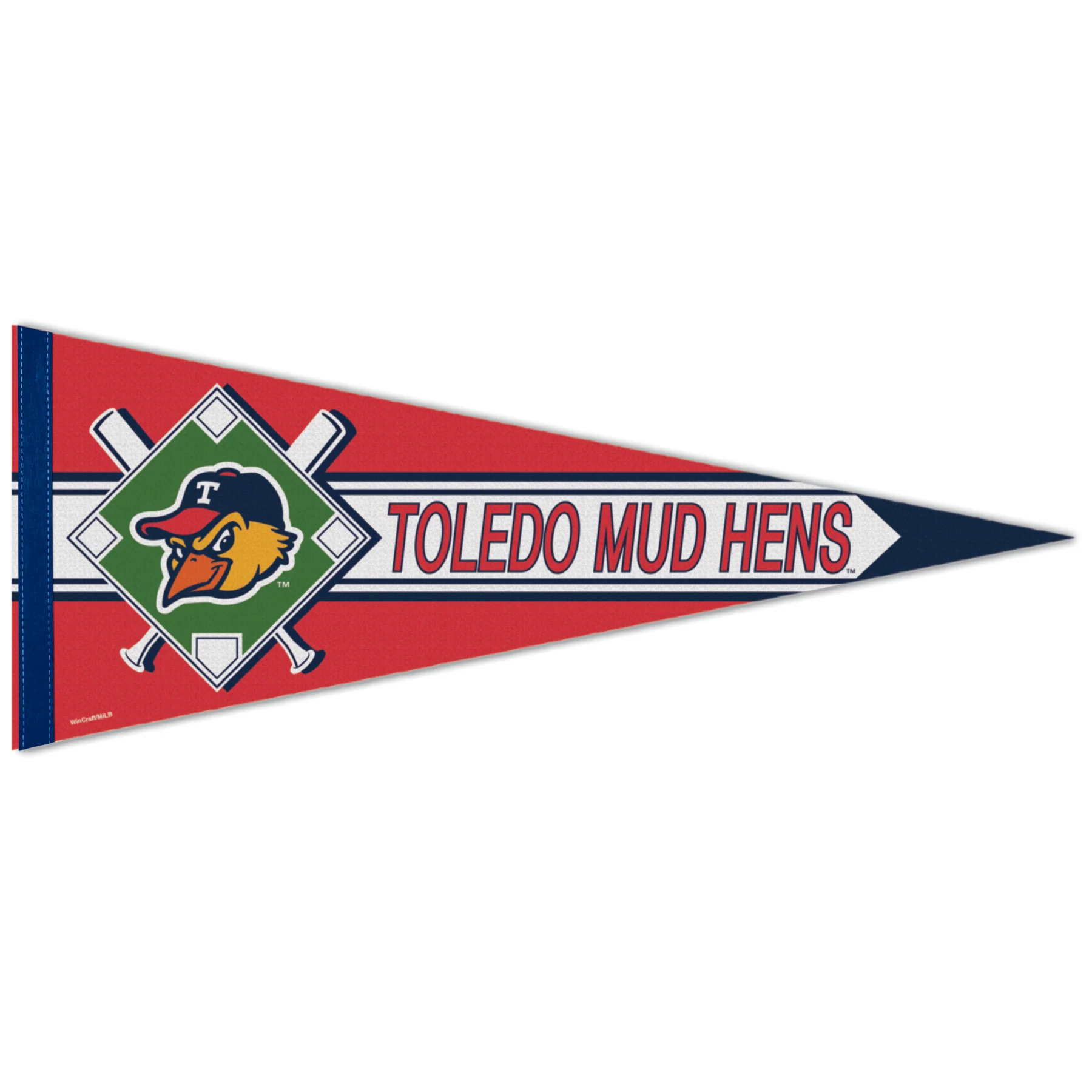 Toledo Mud Hens Retro Premium Pennant