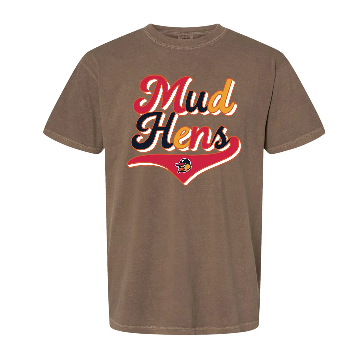 Toledo Mud Hens Rustic Script Comfort Colors T