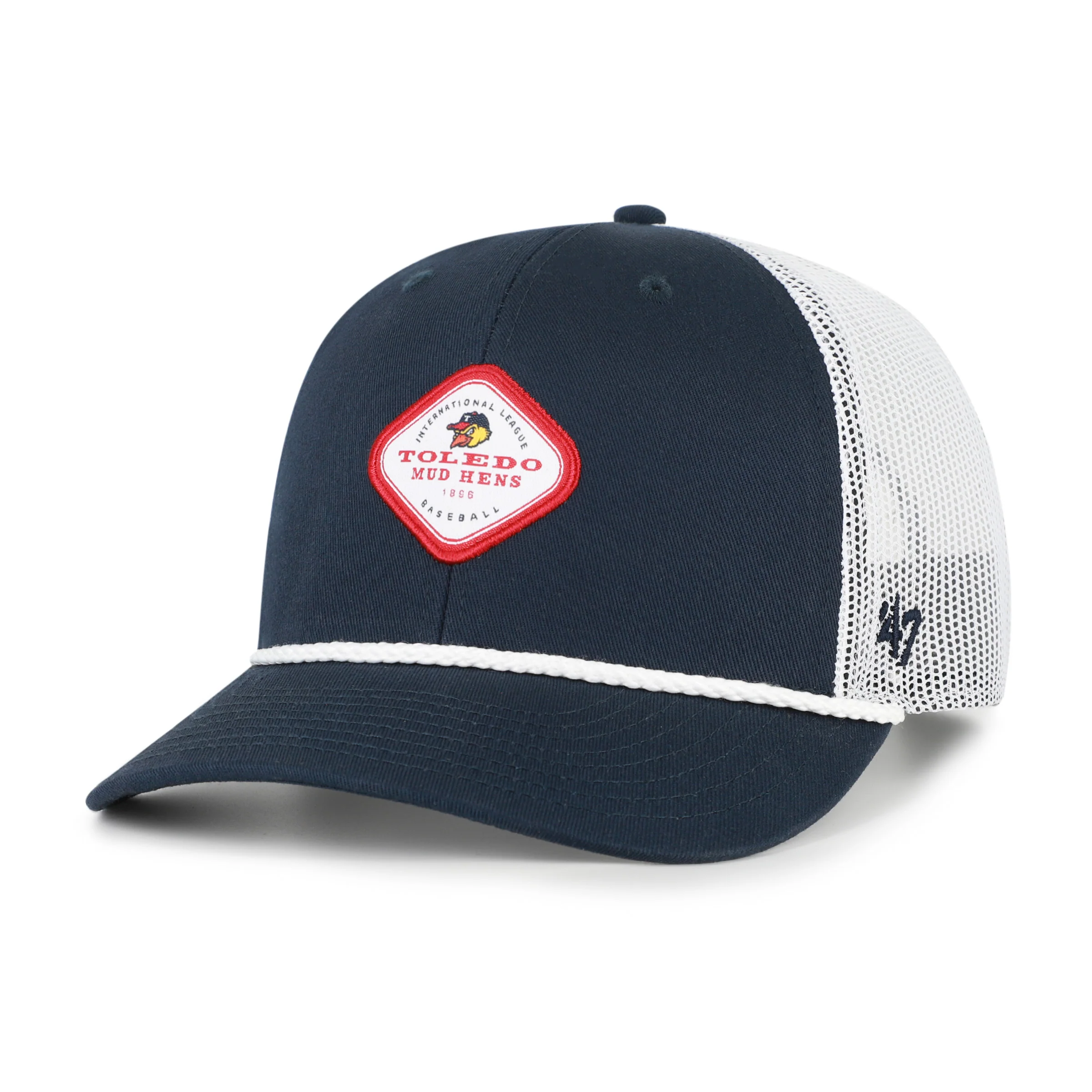 Toledo Mud Hens Tuskin Rope Trucker Cap