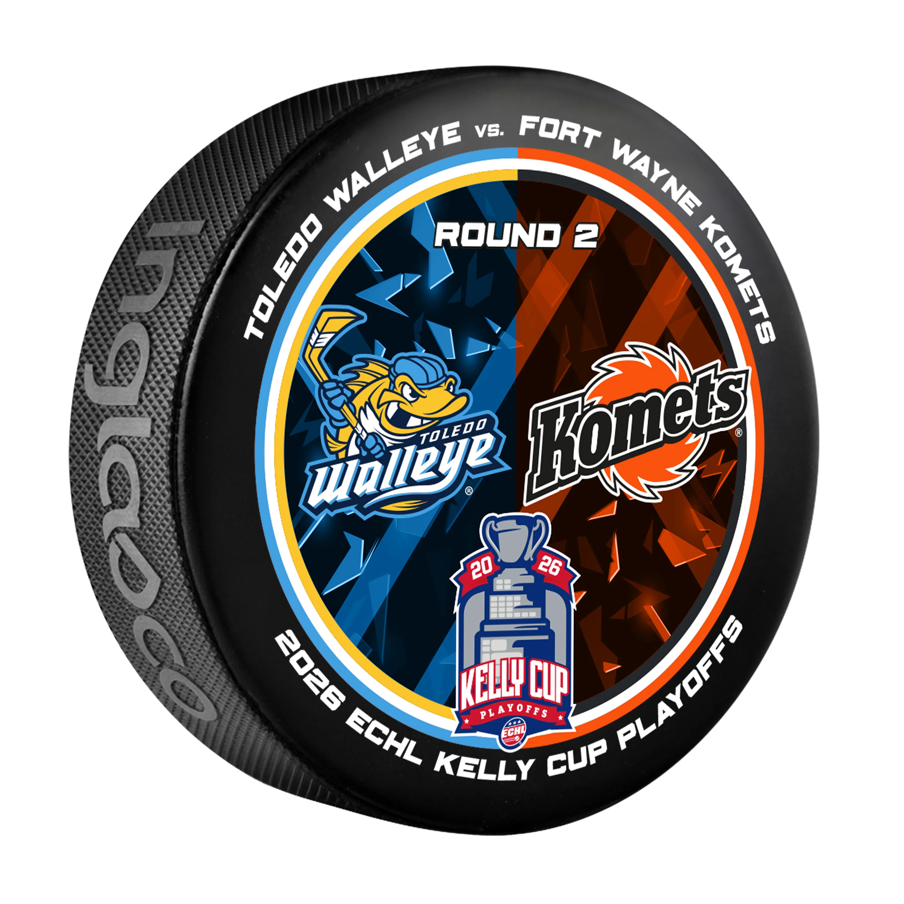 Toledo Walleye 2026 Playoffs Round 2 Puck