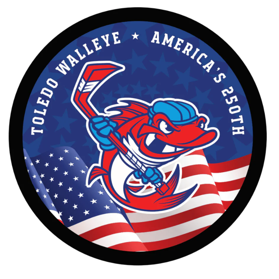 Toledo Walleye America 250 Puck