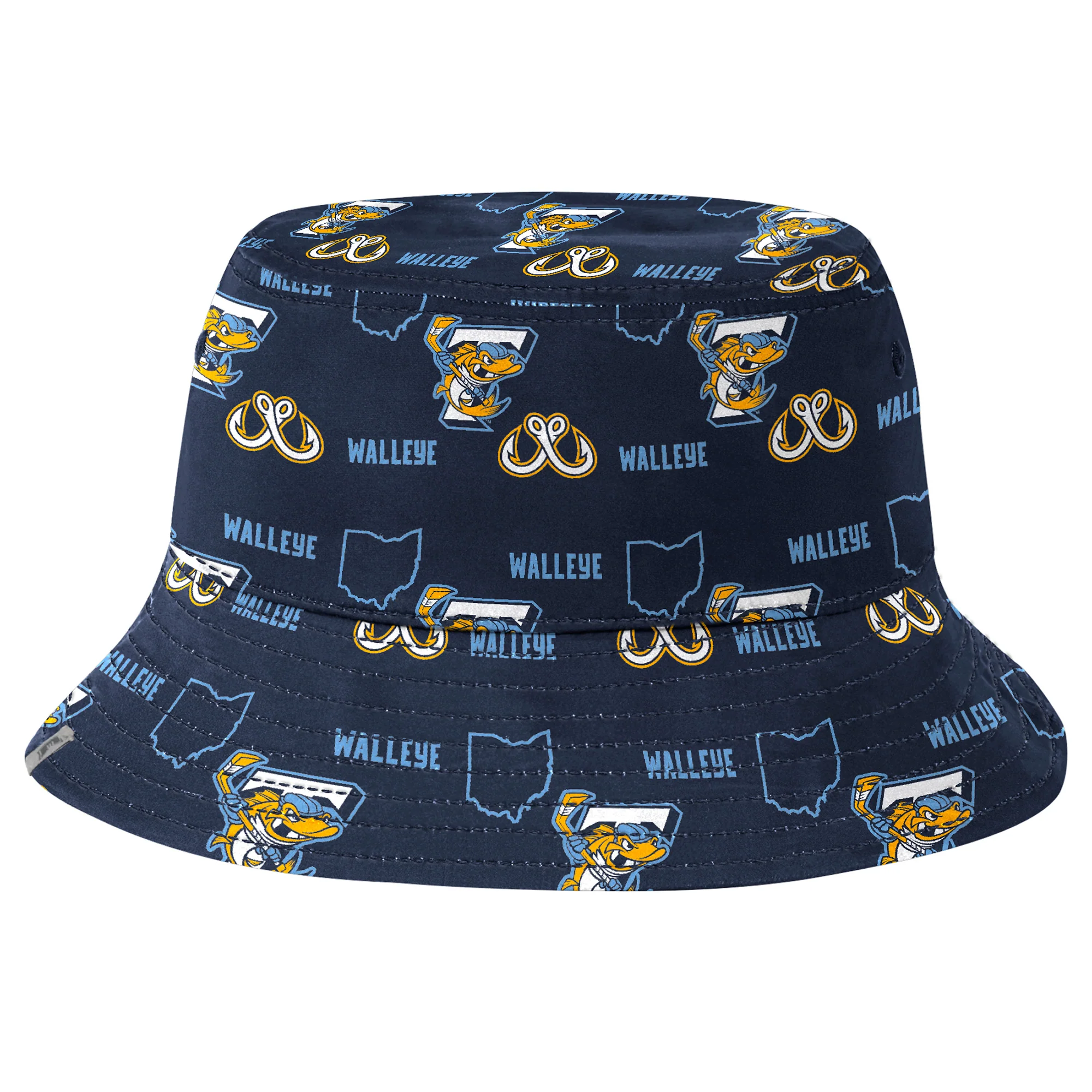 Toledo Walleye Cabana Reversible Bucket Cap - Image 4