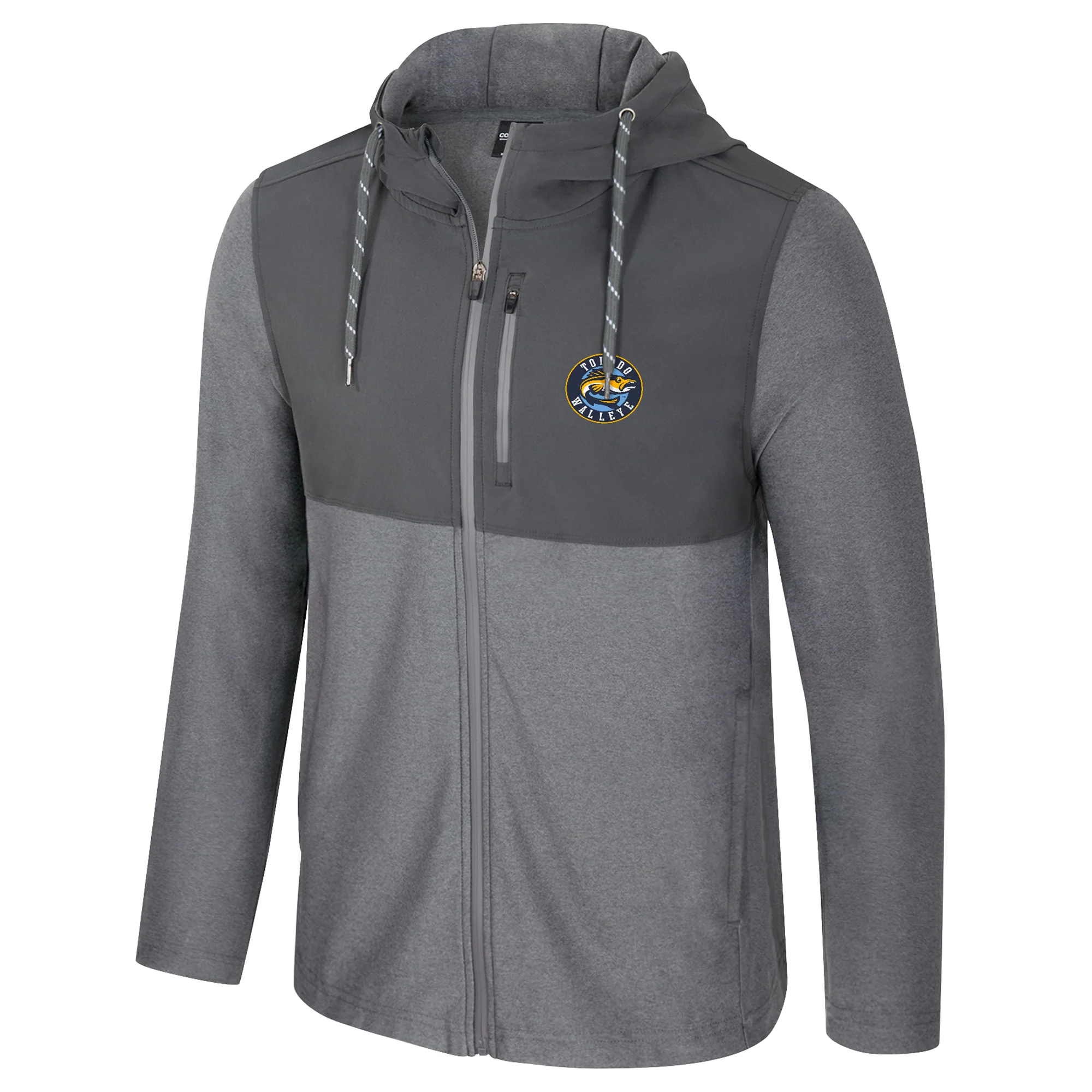 Toledo Walleye Gurney Full Zip Hood