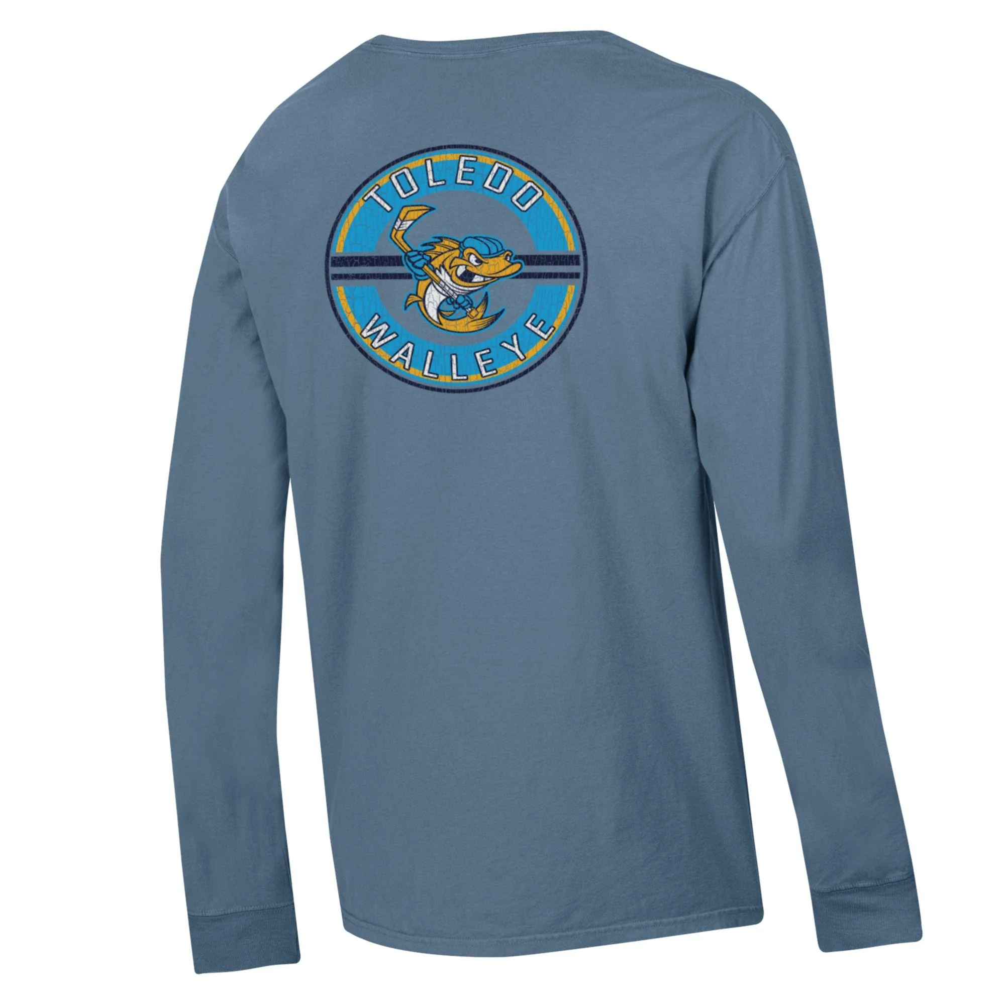 Toledo Walleye Hastings Comfort Wash Long Sleeve T-shirt - Image 2