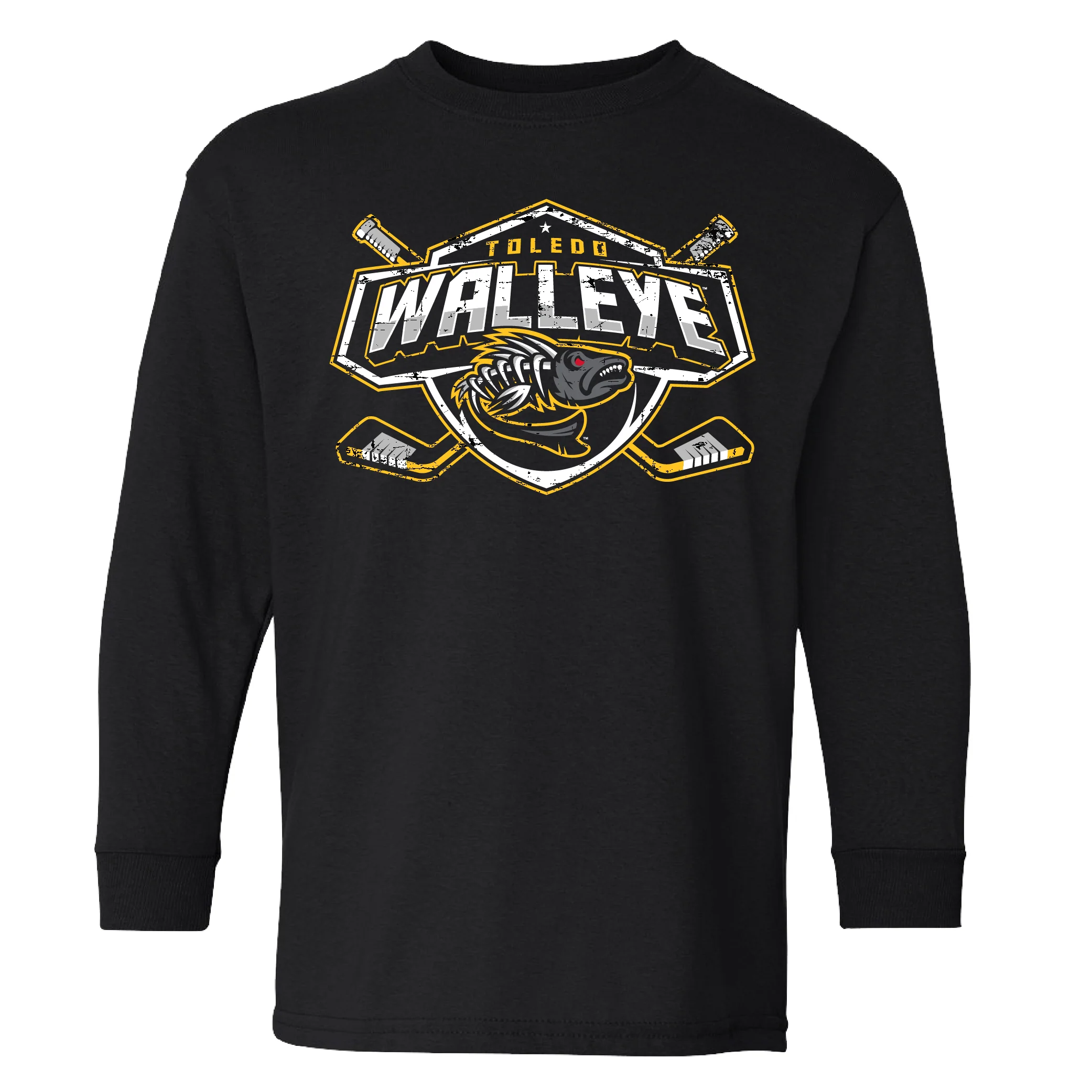 Toledo Walleye Youth Einstein Long Sleeve T